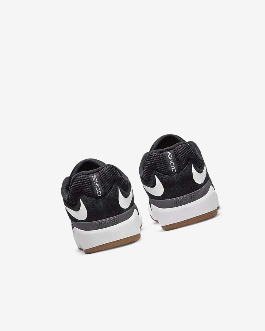 Zapatillas Skate Nike SB Ishod Wair Mujer Negras Gris Oscuro Negras Blancas | AR2240