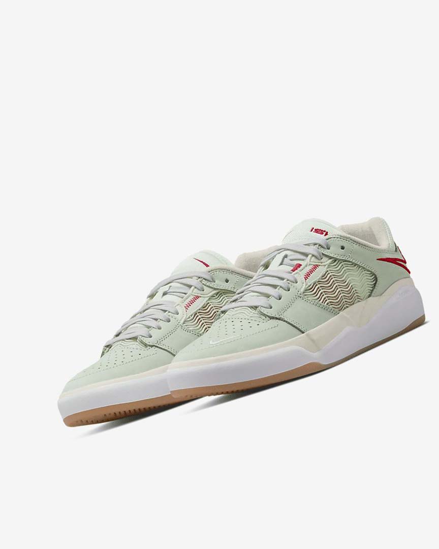 Zapatillas Skate Nike SB Ishod Wair Premium Mujer Verde Beige Claro Rojas | AR5543