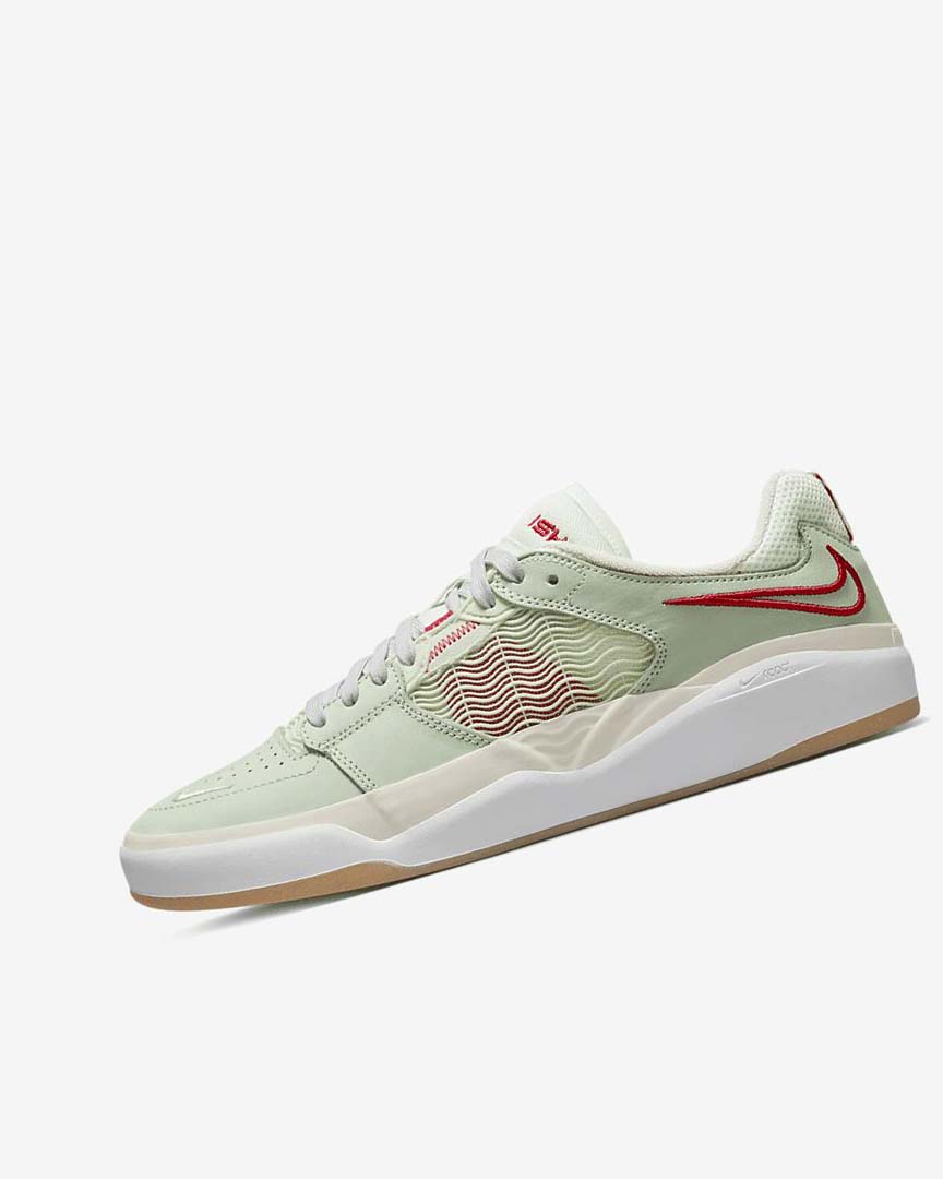 Zapatillas Skate Nike SB Ishod Wair Premium Mujer Verde Beige Claro Rojas | AR5543