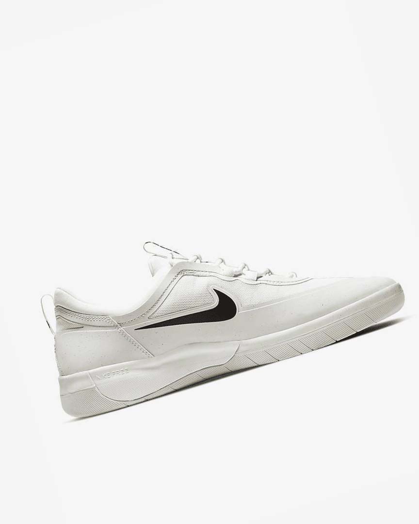 Zapatillas Skate Nike SB Nyjah Free 2 Hombre Blancas Blancas Blancas Negras | AR5033