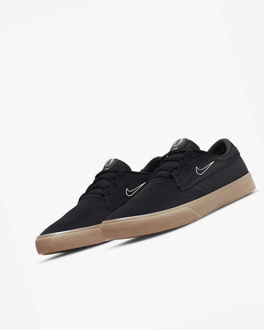 Zapatillas Skate Nike SB Shane Hombre Negras Negras Negras Blancas | AR3107