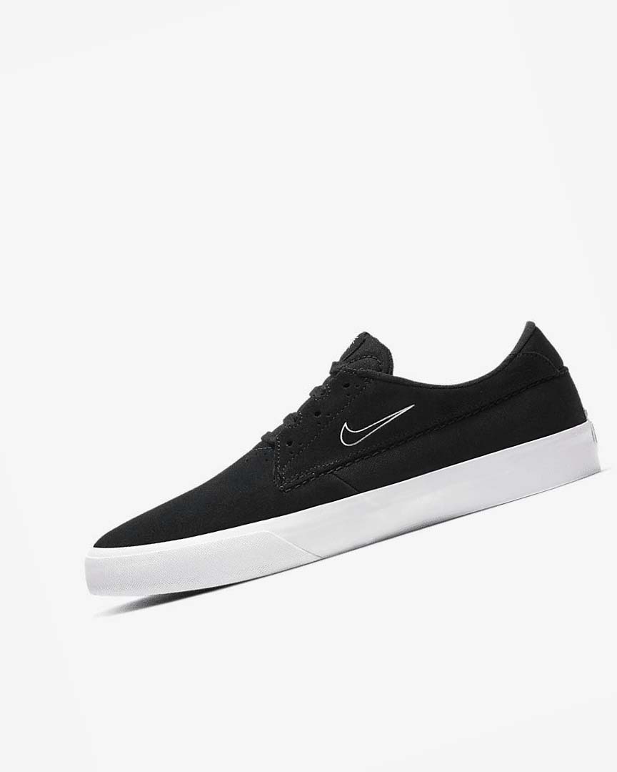 Zapatillas Skate Nike SB Shane Hombre Negras Negras Blancas | AR5521