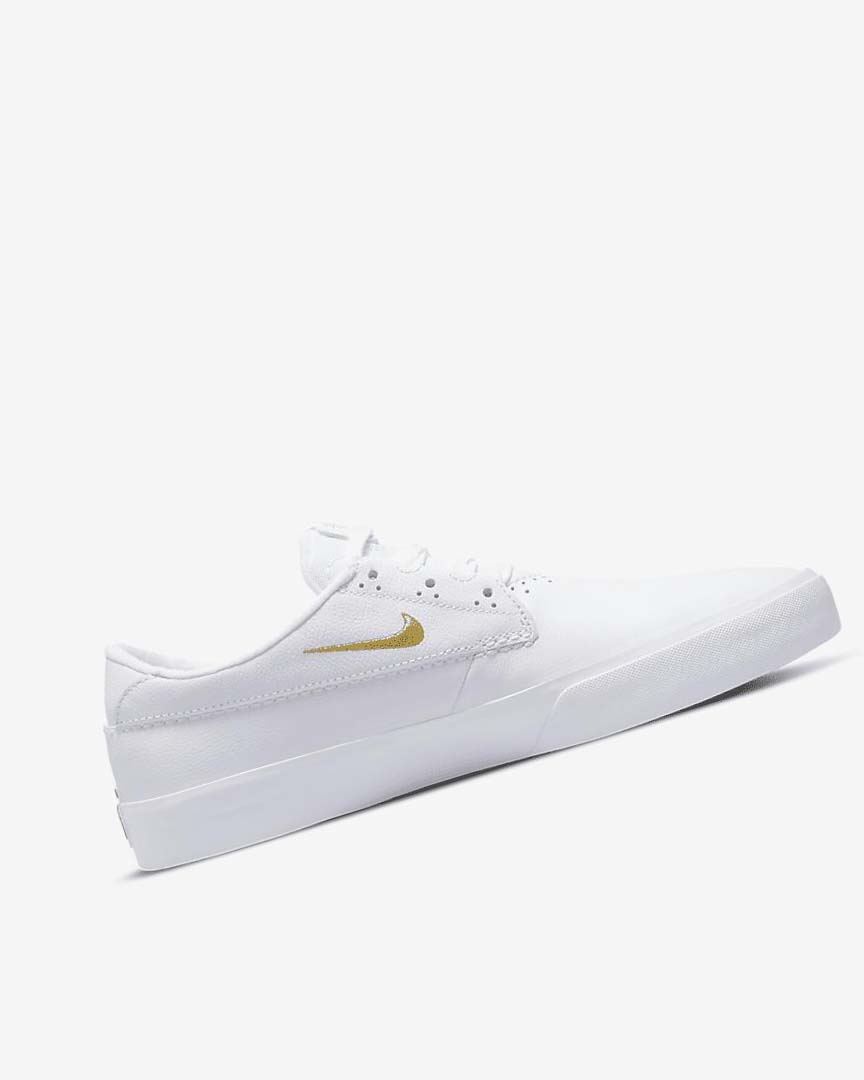 Zapatillas Skate Nike SB Shane PRM Mujer Blancas Blancas Blancas Metal Doradas | AR4915