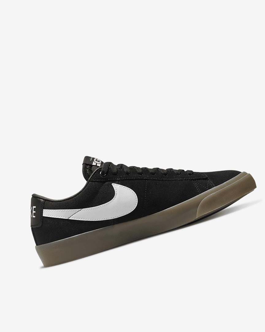 Zapatillas Skate Nike SB Zoom Blazer Low Pro GT Mujer Negras Negras Blancas Blancas | AR2387