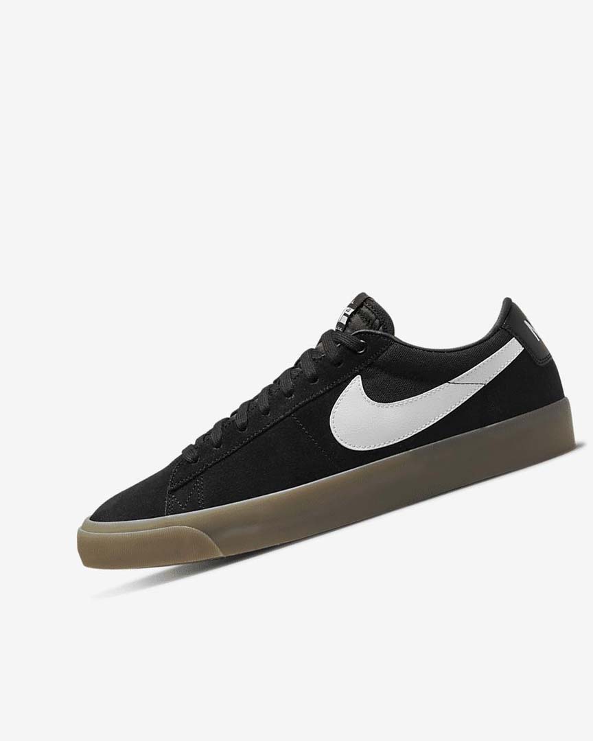 Zapatillas Skate Nike SB Zoom Blazer Low Pro GT Mujer Negras Negras Blancas Blancas | AR2387