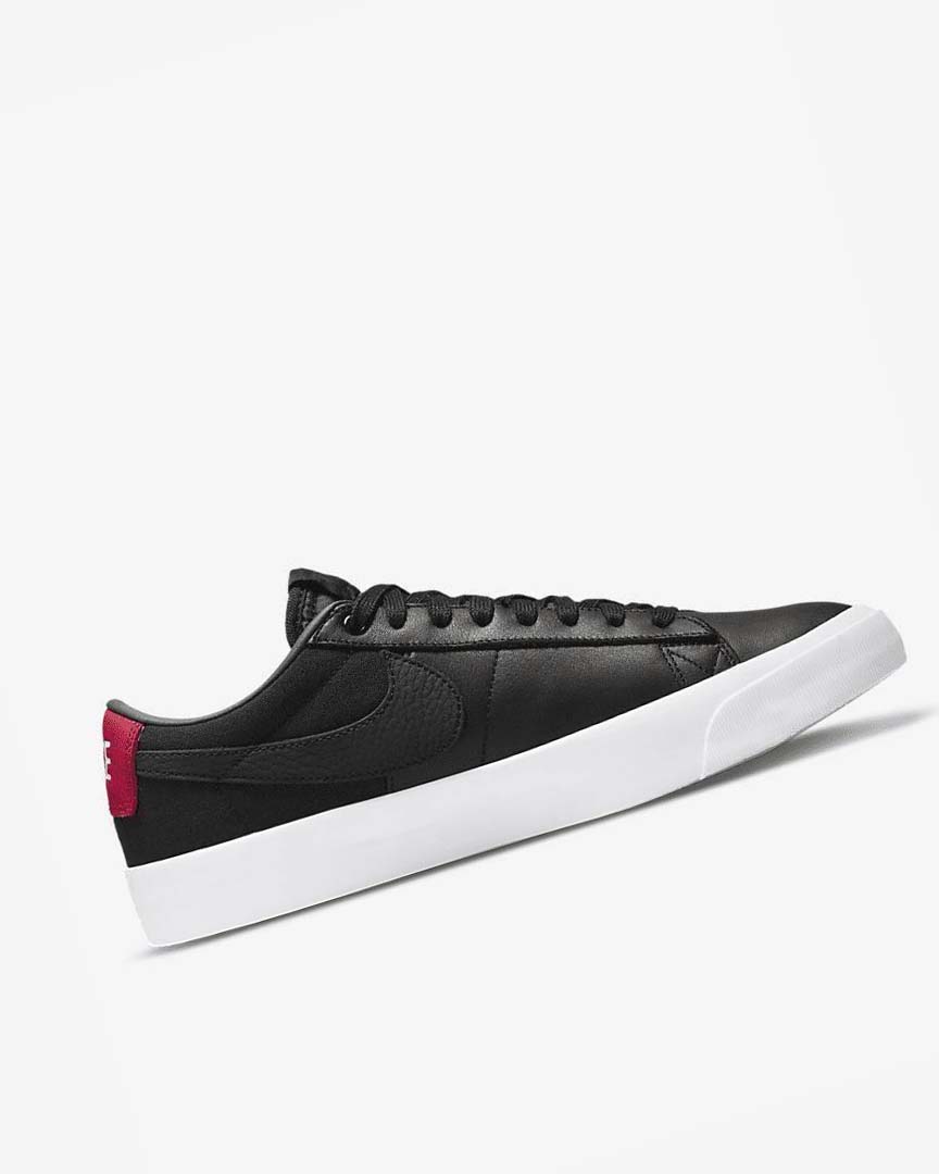 Zapatillas Skate Nike SB Zoom Blazer Low Pro GT Premium Hombre Negras Rojas Negras | AR5111