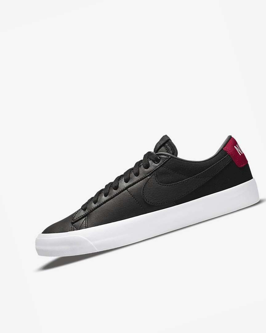 Zapatillas Skate Nike SB Zoom Blazer Low Pro GT Premium Hombre Negras Rojas Negras | AR5111