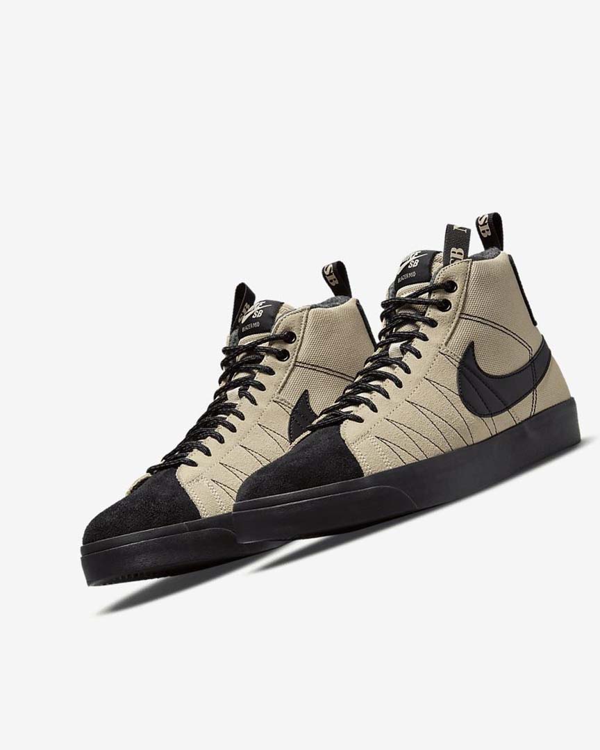 Zapatillas Skate Nike SB Zoom Blazer Mid PRM Mujer Naranjas Negras | AR1178