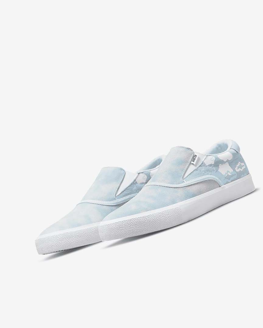 Zapatillas Skate Nike SB Zoom Verona Slip x Rayssa Leal Mujer Azules Azules Blancas Azules | AR2221