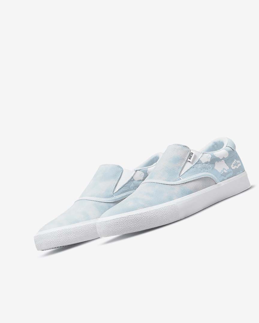 Zapatillas Skate Nike SB Zoom Verona Slip x Rayssa Leal Niña Azules Azules Blancas Azules | AR4655