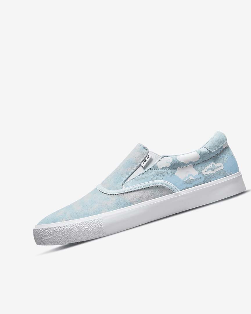 Zapatillas Skate Nike SB Zoom Verona Slip x Rayssa Leal Niña Azules Azules Blancas Azules | AR4655