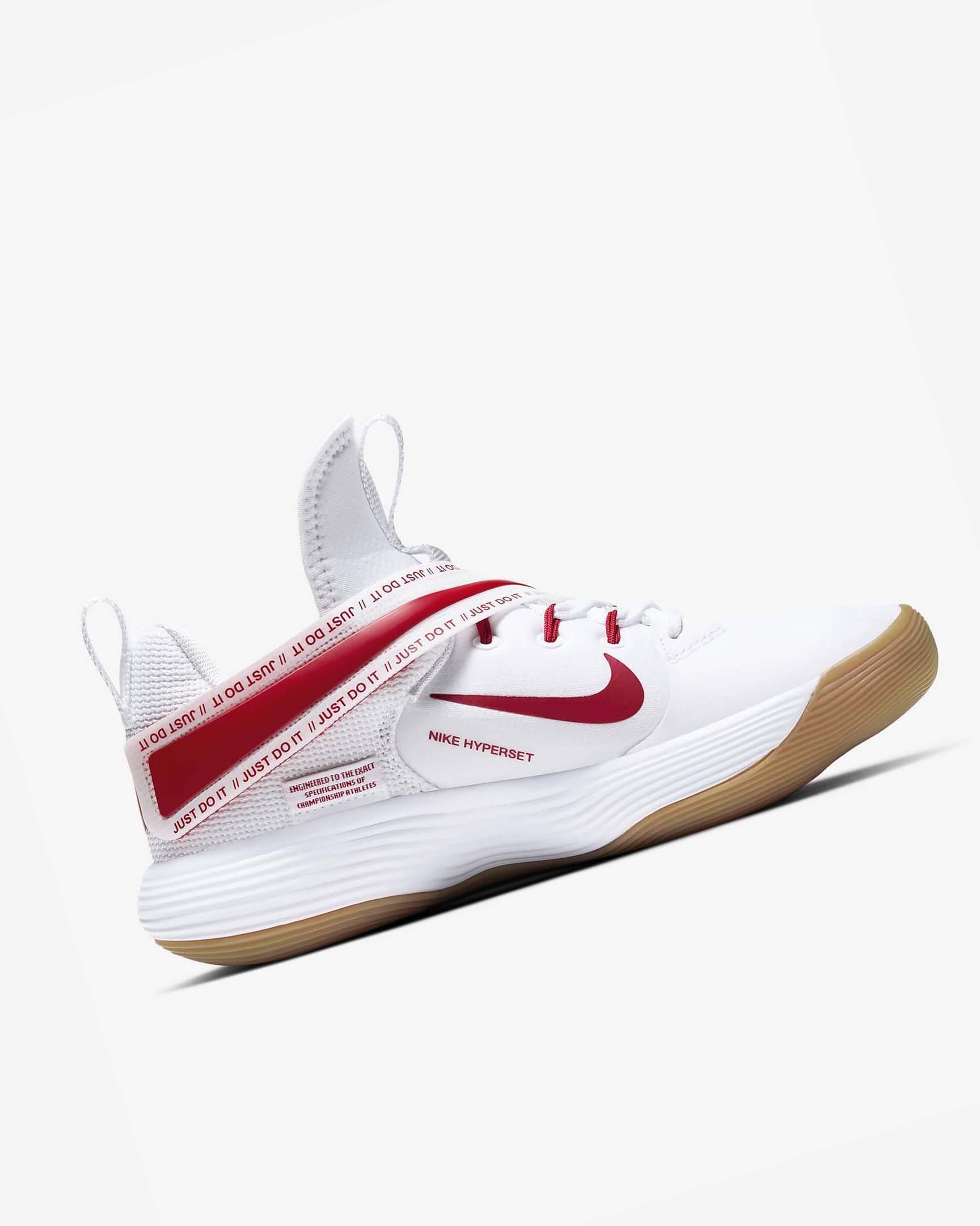 Zapatillas de Voleibol Nike React HyperSet Mujer Blancas Rojas | AR5175