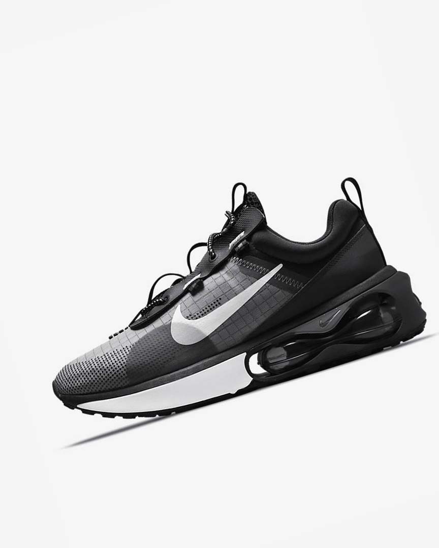 Zapatos Casuales Nike Air Max 2021 Hombre Negras Gris Blancas | AR2493