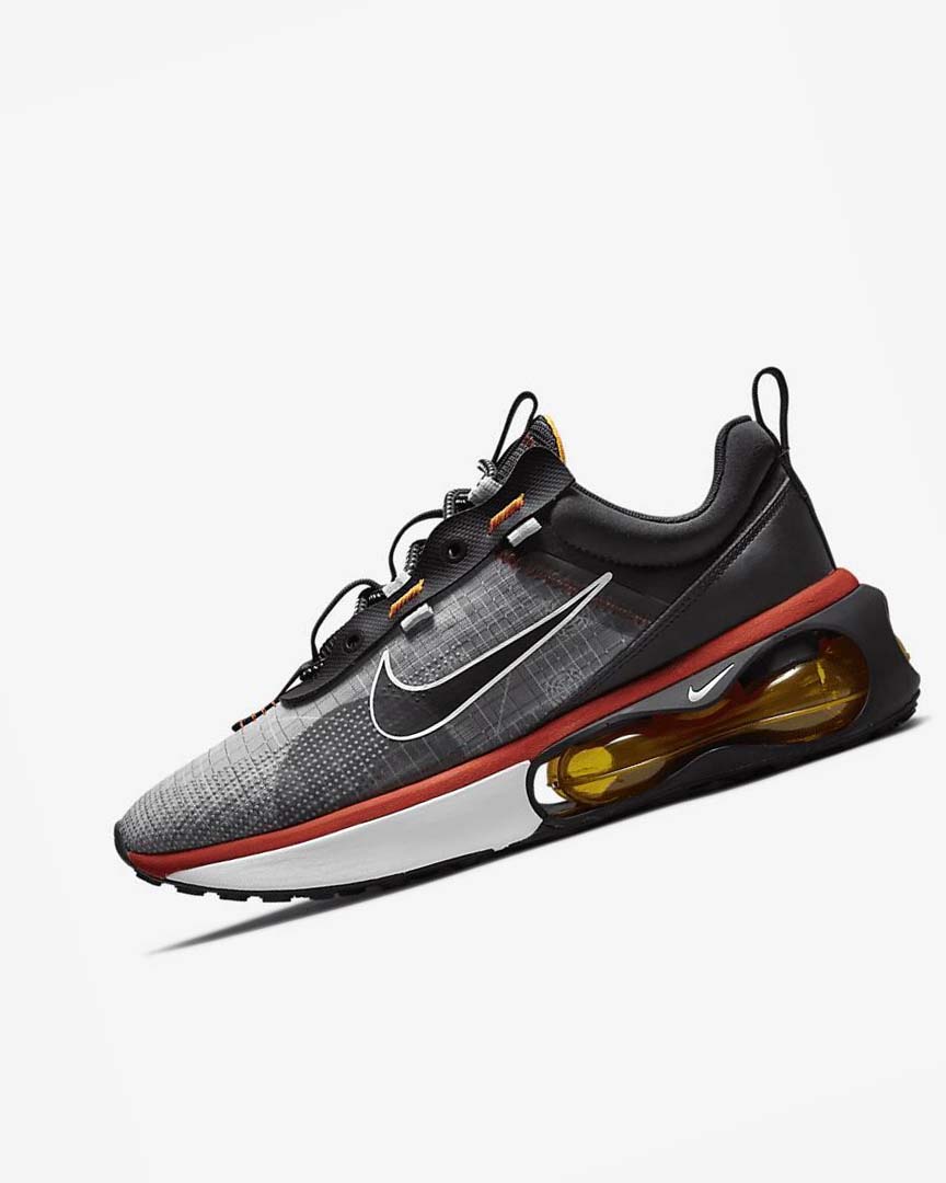 Zapatos Casuales Nike Air Max 2021 Hombre Negras Rojas Blancas | AR5268