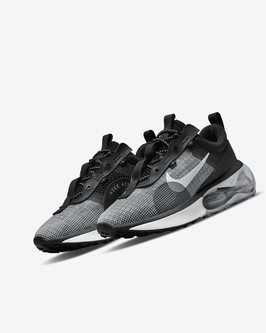 Zapatos Casuales Nike Air Max 2021 Mujer Negras Metal Plateadas Gris Blancas | AR5137