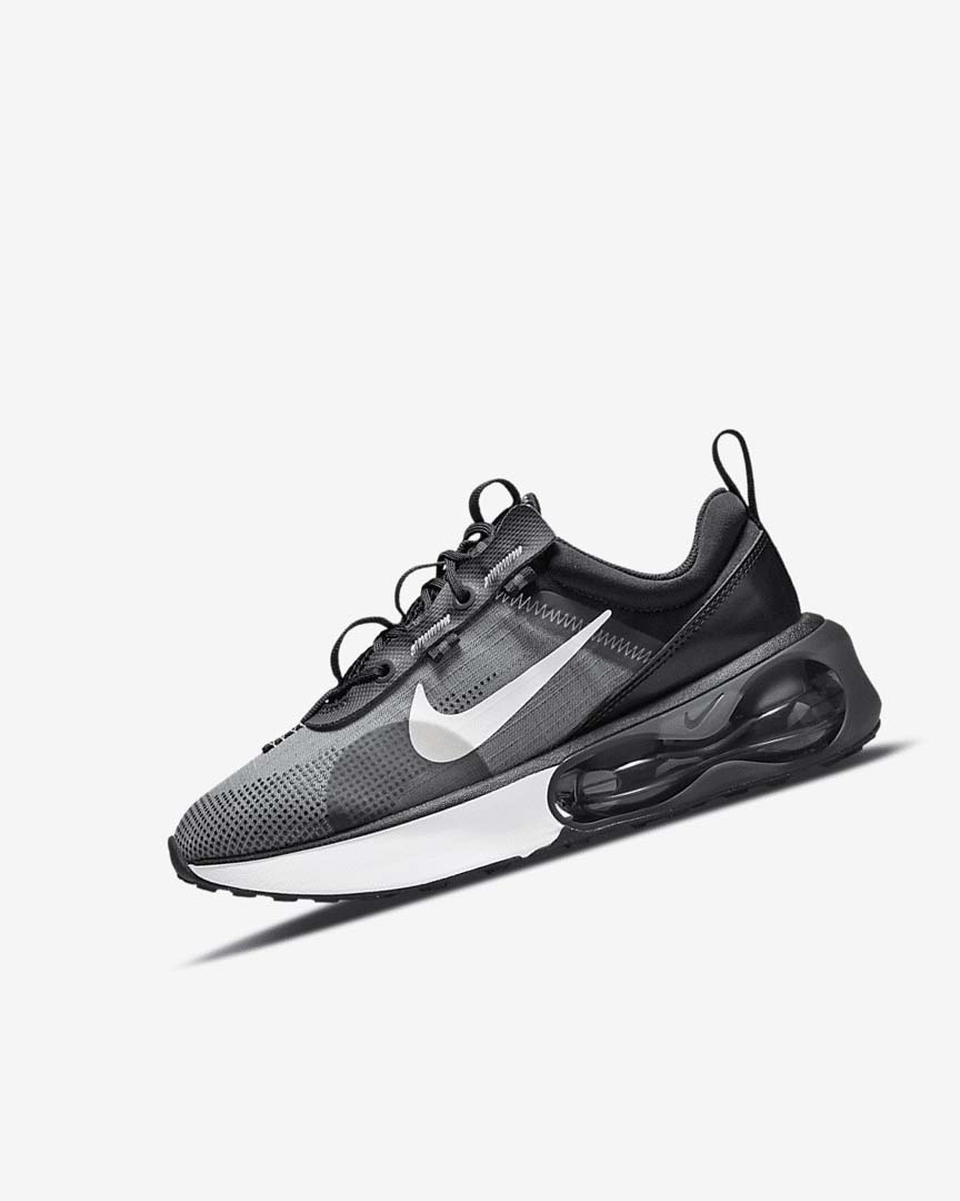 Zapatos Casuales Nike Air Max 2021 Niña Negras Gris Blancas | AR3156