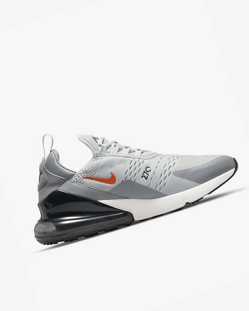 Zapatos Casuales Nike Air Max 270 Hombre Gris Gris Naranjas | AR1106