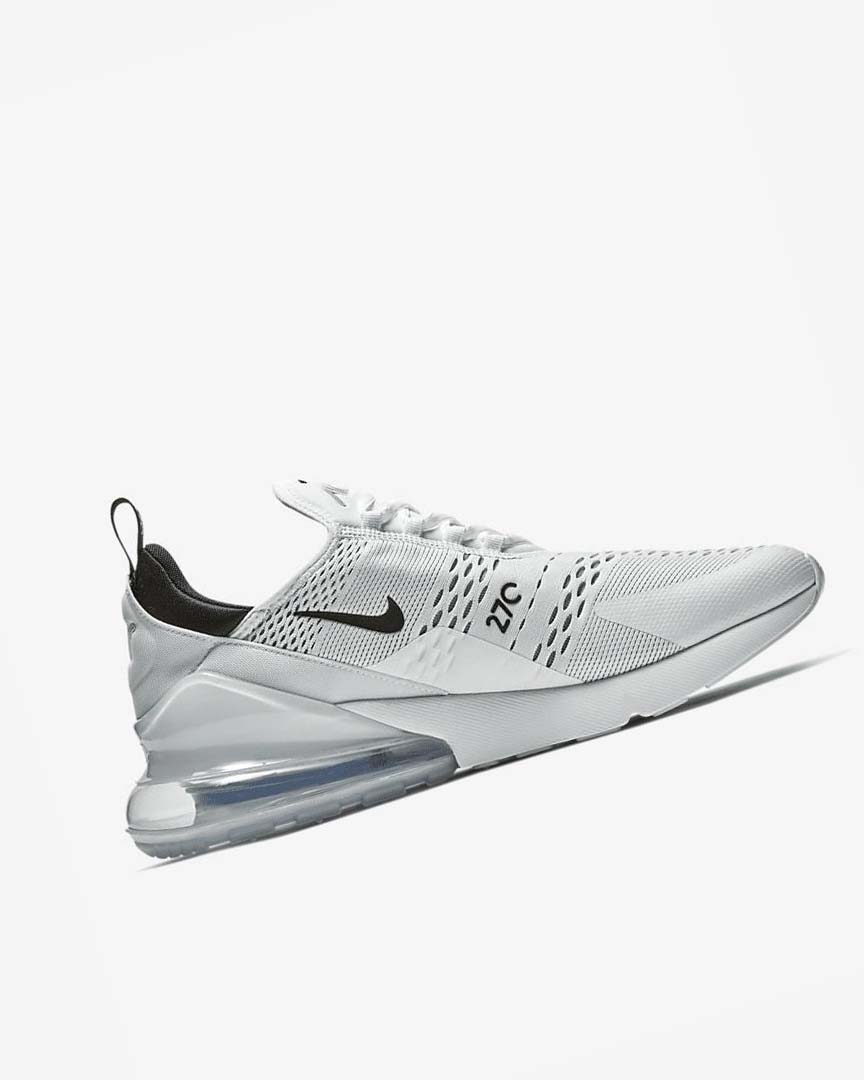 Zapatos Casuales Nike Air Max 270 Hombre Blancas Blancas Negras | AR2584