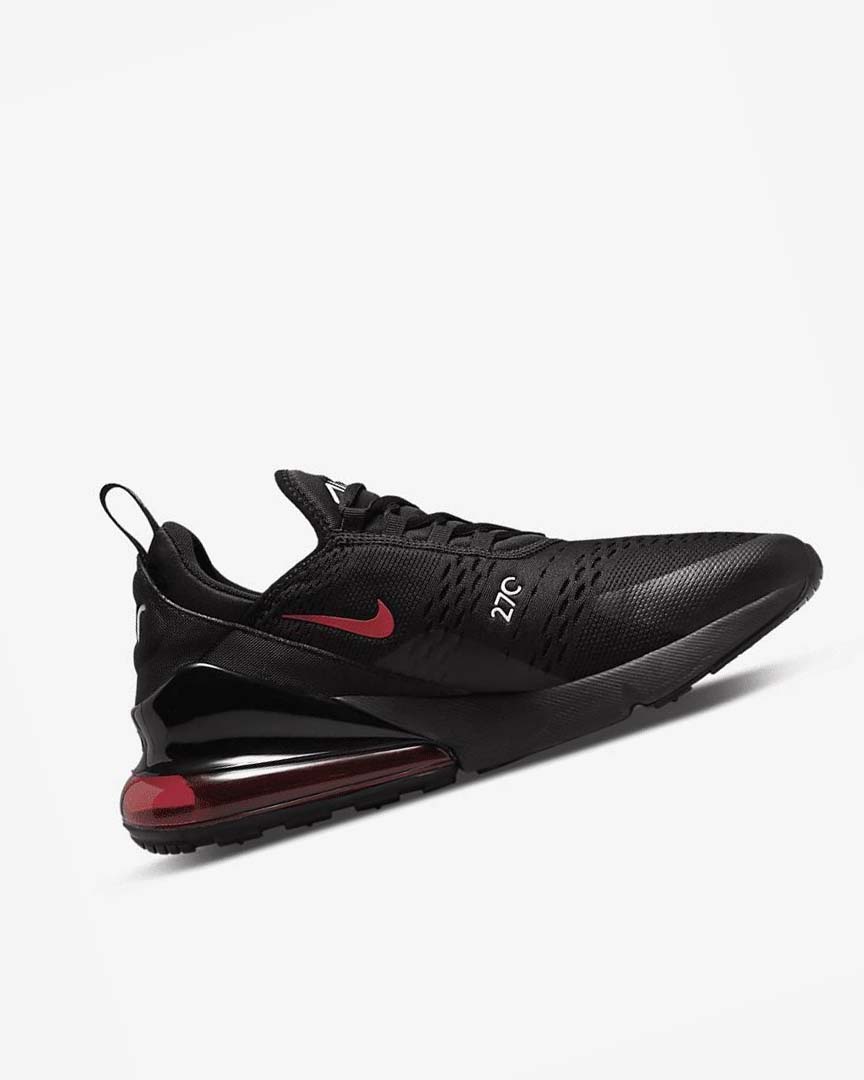 Zapatos Casuales Nike Air Max 270 Hombre Negras Blancas Rojas | AR5308