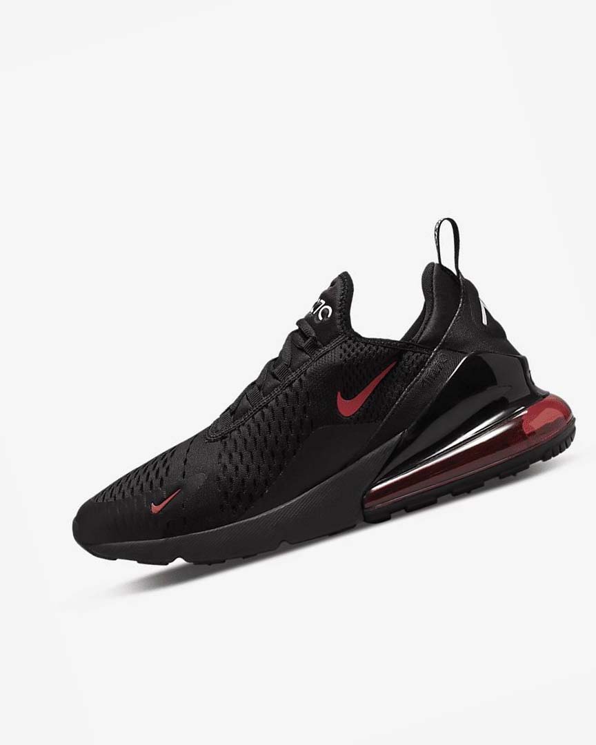 Zapatos Casuales Nike Air Max 270 Hombre Negras Blancas Rojas | AR5308