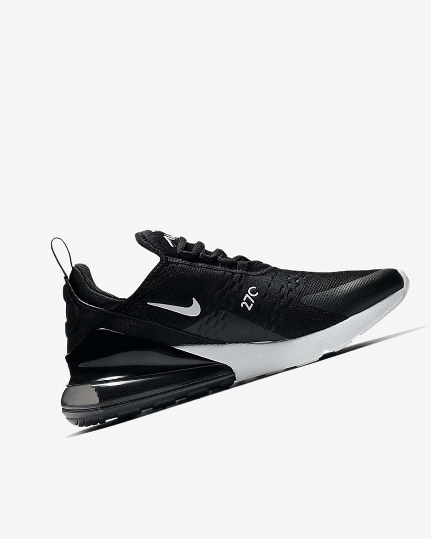 Zapatos Casuales Nike Air Max 270 Mujer Negras Blancas Gris Oscuro | AR2579