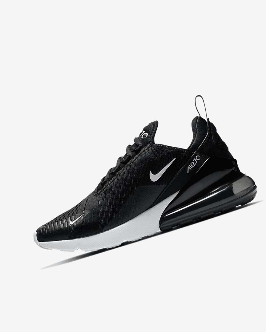 Zapatos Casuales Nike Air Max 270 Mujer Negras Blancas Gris Oscuro | AR2579