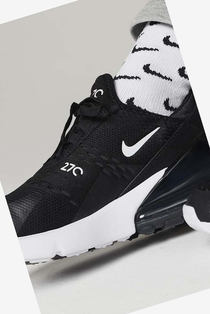 Zapatos Casuales Nike Air Max 270 Mujer Negras Negras Negras | AR2756