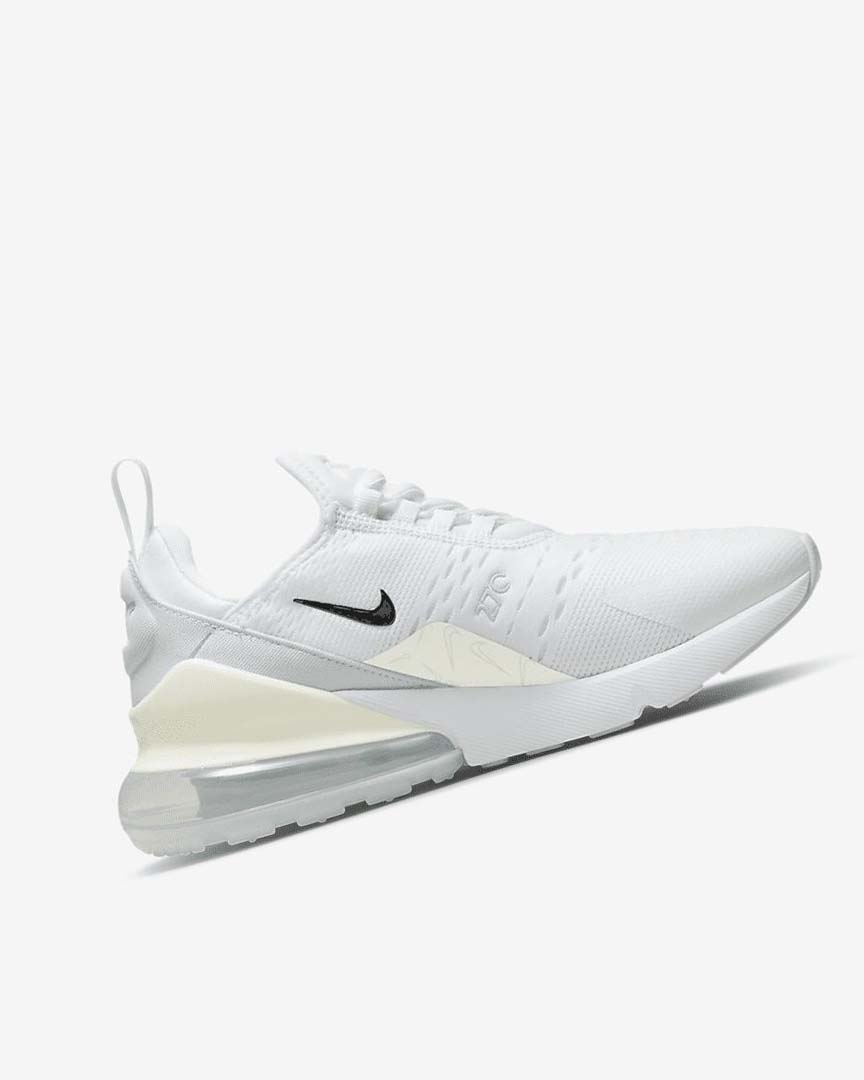 Zapatos Casuales Nike Air Max 270 Mujer Blancas Plateadas Metal Plateadas | AR4961