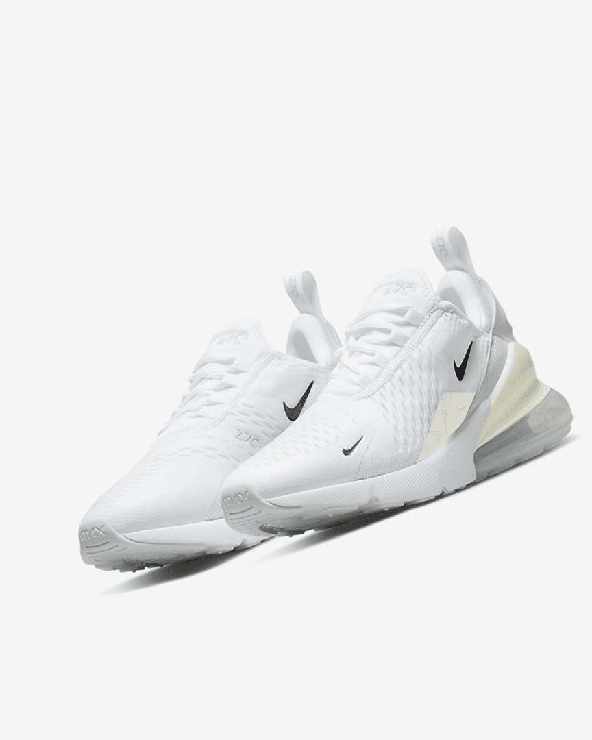 Zapatos Casuales Nike Air Max 270 Mujer Blancas Plateadas Metal Plateadas | AR4961