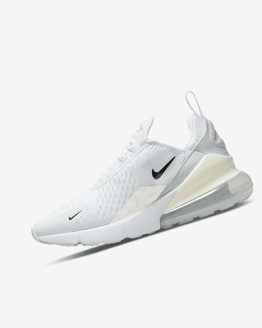 Zapatos Casuales Nike Air Max 270 Mujer Blancas Plateadas Metal Plateadas | AR4961