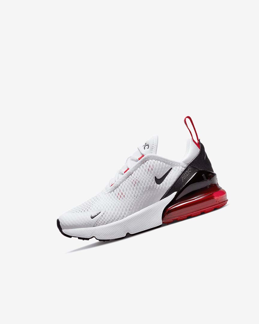 Zapatos Casuales Nike Air Max 270 Niña Blancas Metal Plateadas Blancas | AR1166