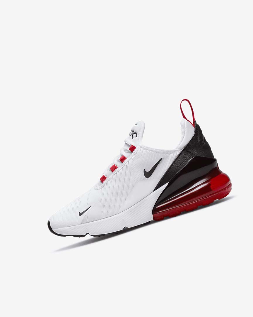 Zapatos Casuales Nike Air Max 270 Niña Blancas Negras Rojas Gris | AR2474