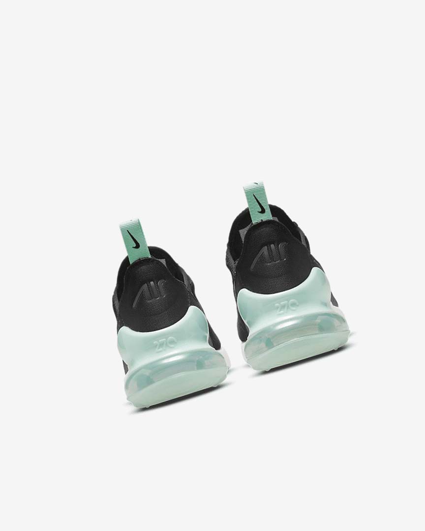 Zapatos Casuales Nike Air Max 270 Niña Blancas Verde Menta Negras | AR5501