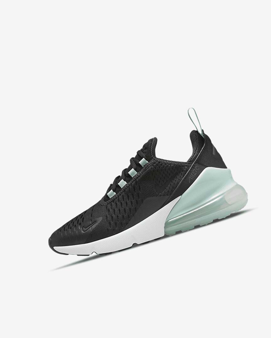 Zapatos Casuales Nike Air Max 270 Niña Blancas Verde Menta Negras | AR5501