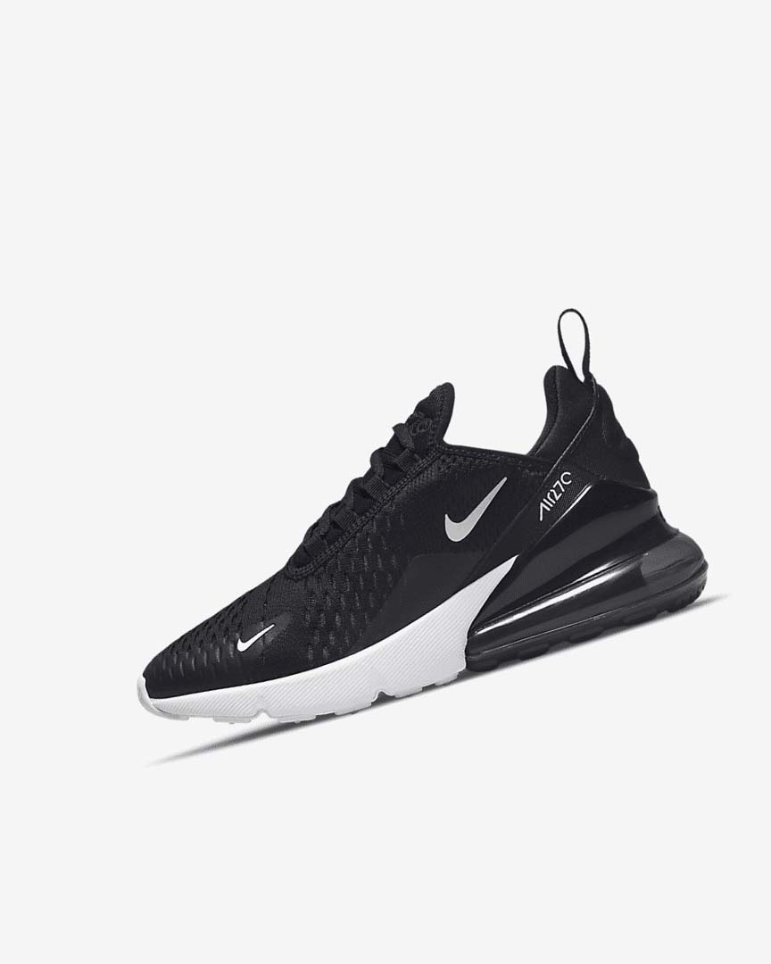 Zapatos Casuales Nike Air Max 270 Niña Negras Gris Oscuro Blancas | AR2808