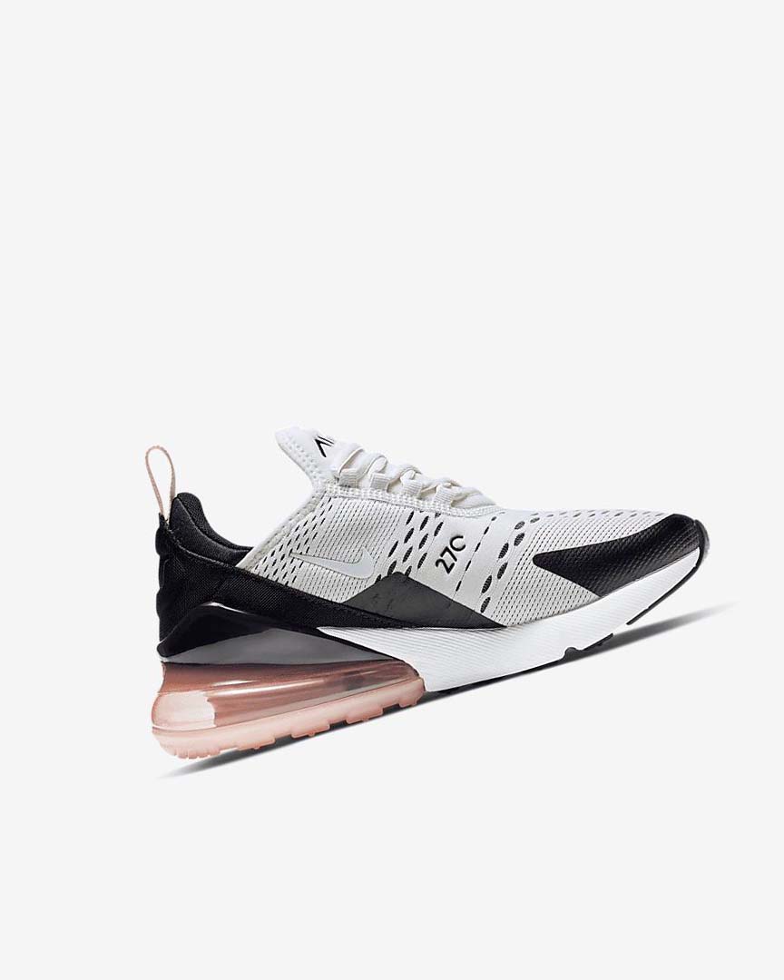 Zapatos Casuales Nike Air Max 270 Niña Plateadas Negras Coral Blancas | AR2938