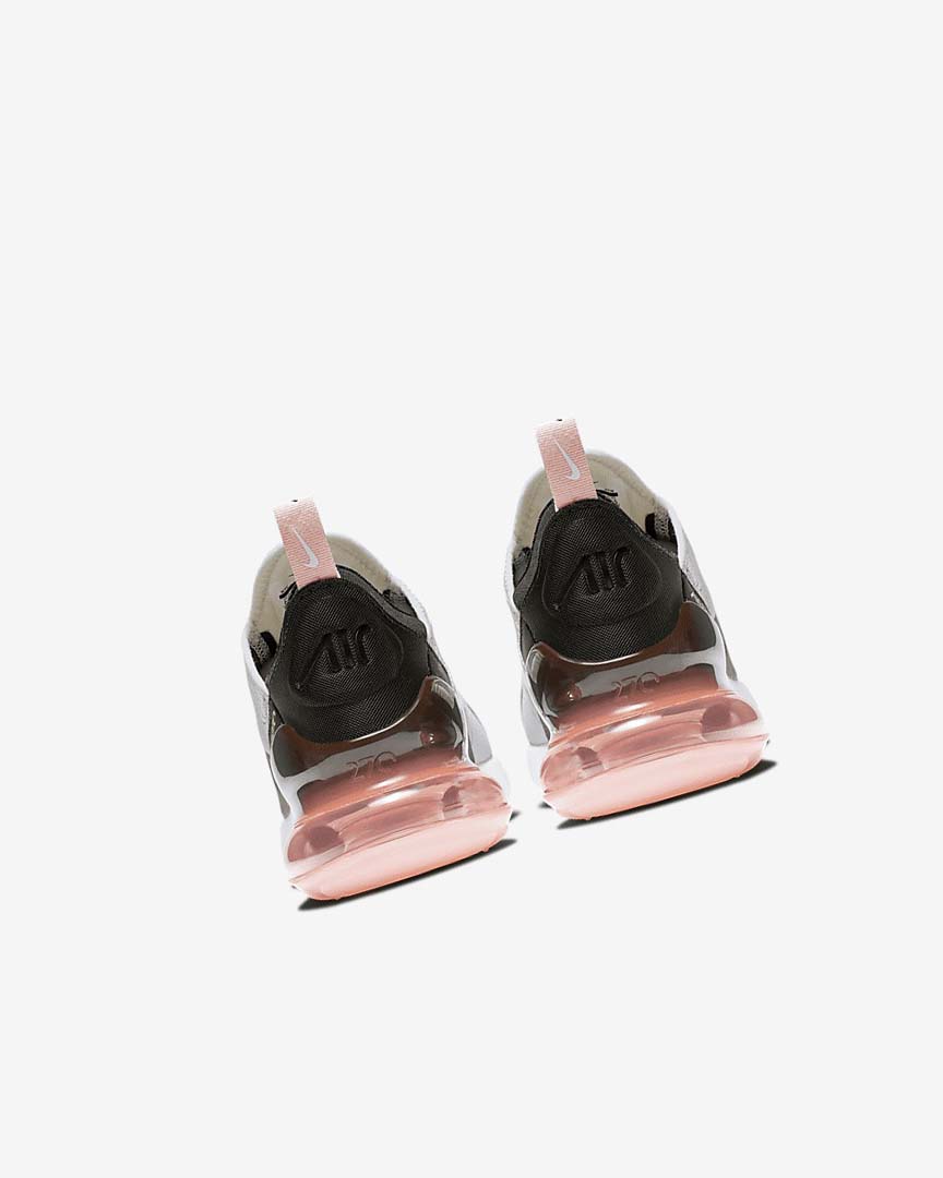 Zapatos Casuales Nike Air Max 270 Niña Plateadas Negras Coral Blancas | AR2938