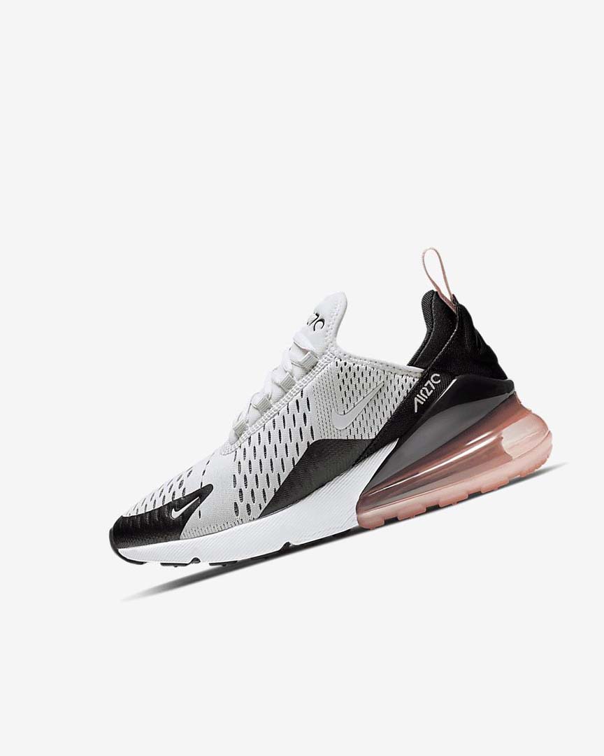 Zapatos Casuales Nike Air Max 270 Niña Plateadas Negras Coral Blancas | AR2938