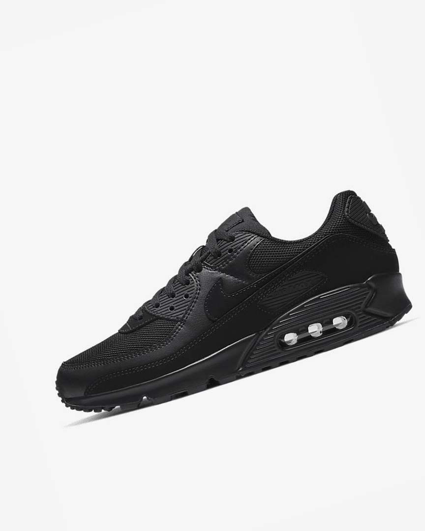 Zapatos Casuales Nike Air Max 90 Hombre Negras Negras Negras Negras | AR2418