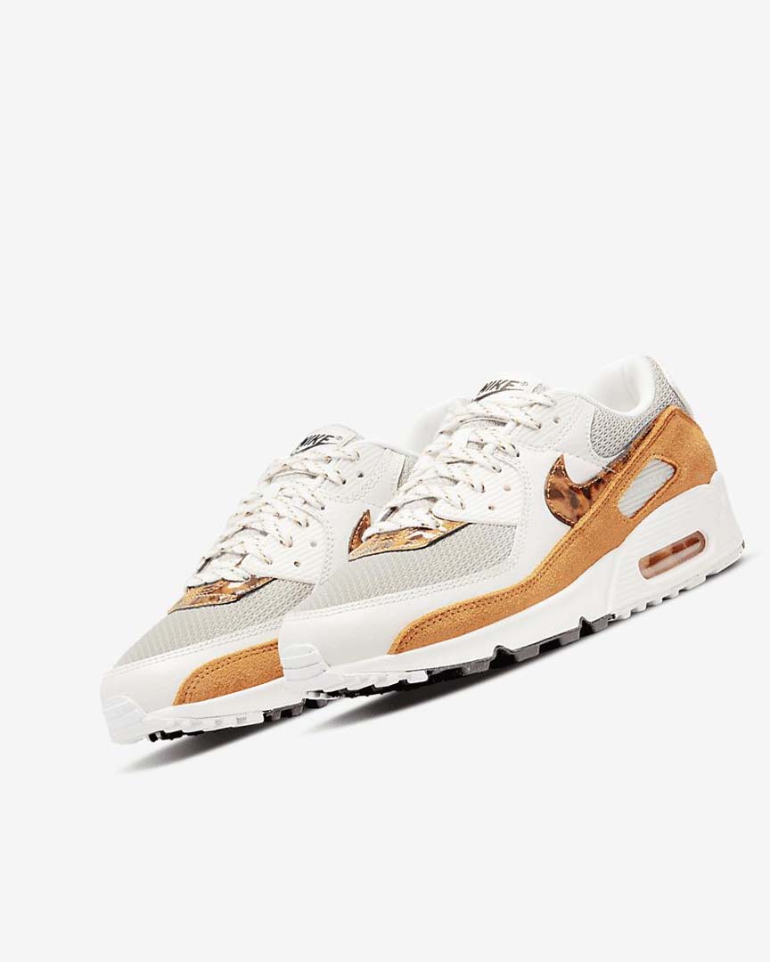 Zapatos Casuales Nike Air Max 90 Mujer Marrones Beige Claro Amarillo Oscuro | AR2592