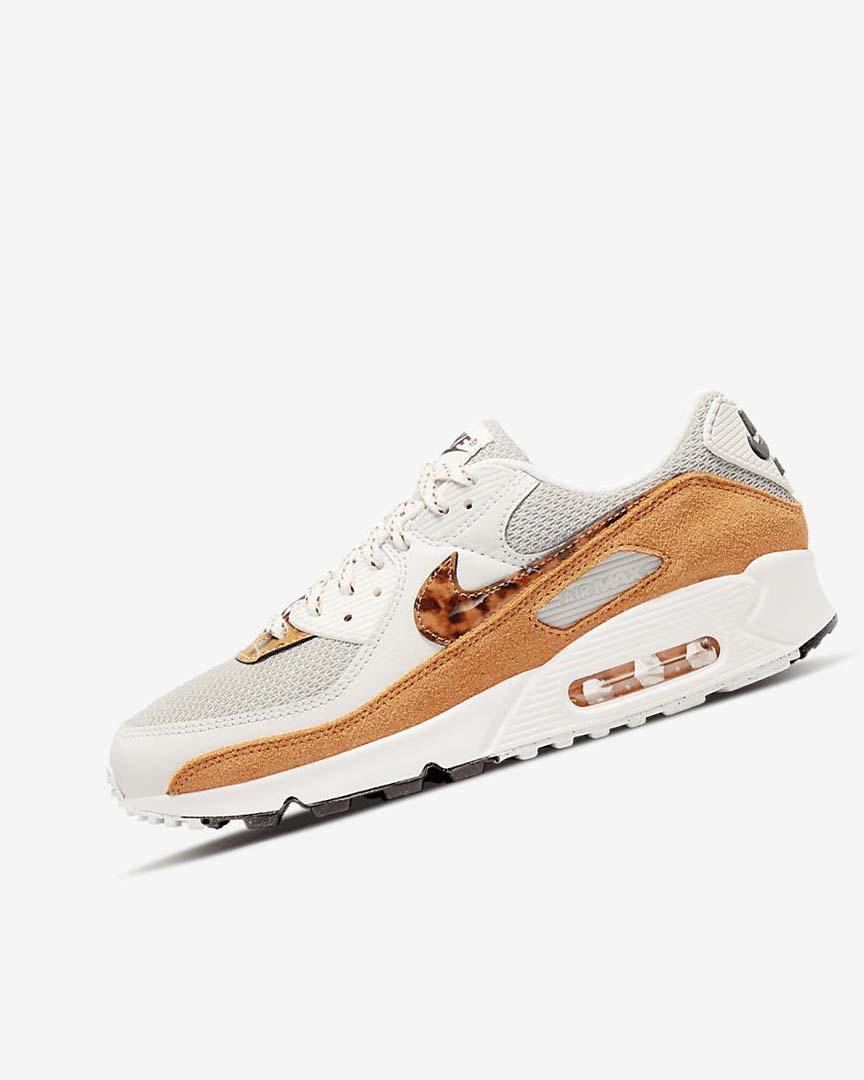 Zapatos Casuales Nike Air Max 90 Mujer Marrones Beige Claro Amarillo Oscuro | AR2592