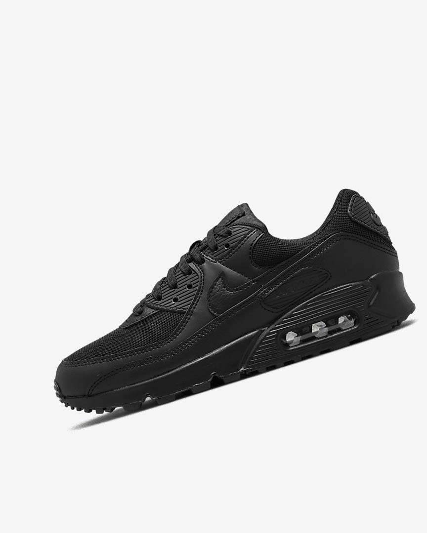 Zapatos Casuales Nike Air Max 90 Mujer Negras Negras Negras Negras | AR5157