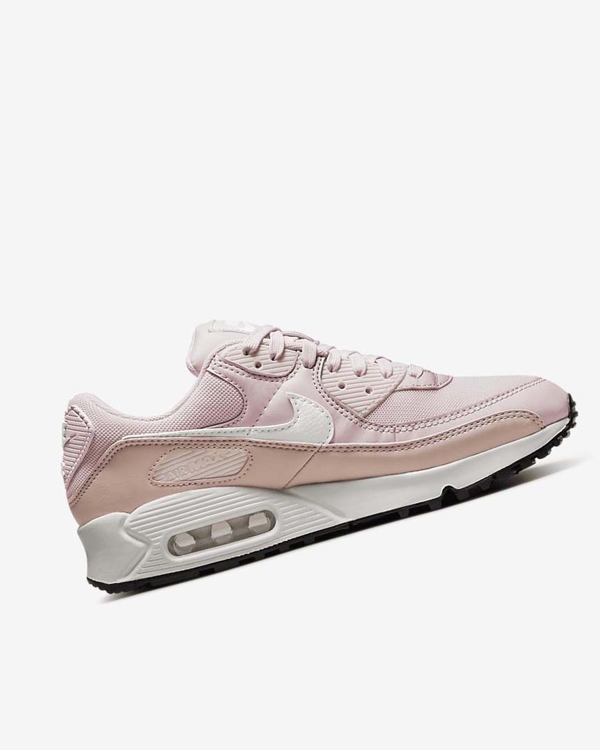 Zapatos Casuales Nike Air Max 90 Mujer Rosas Rosas Negras Blancas | AR2344