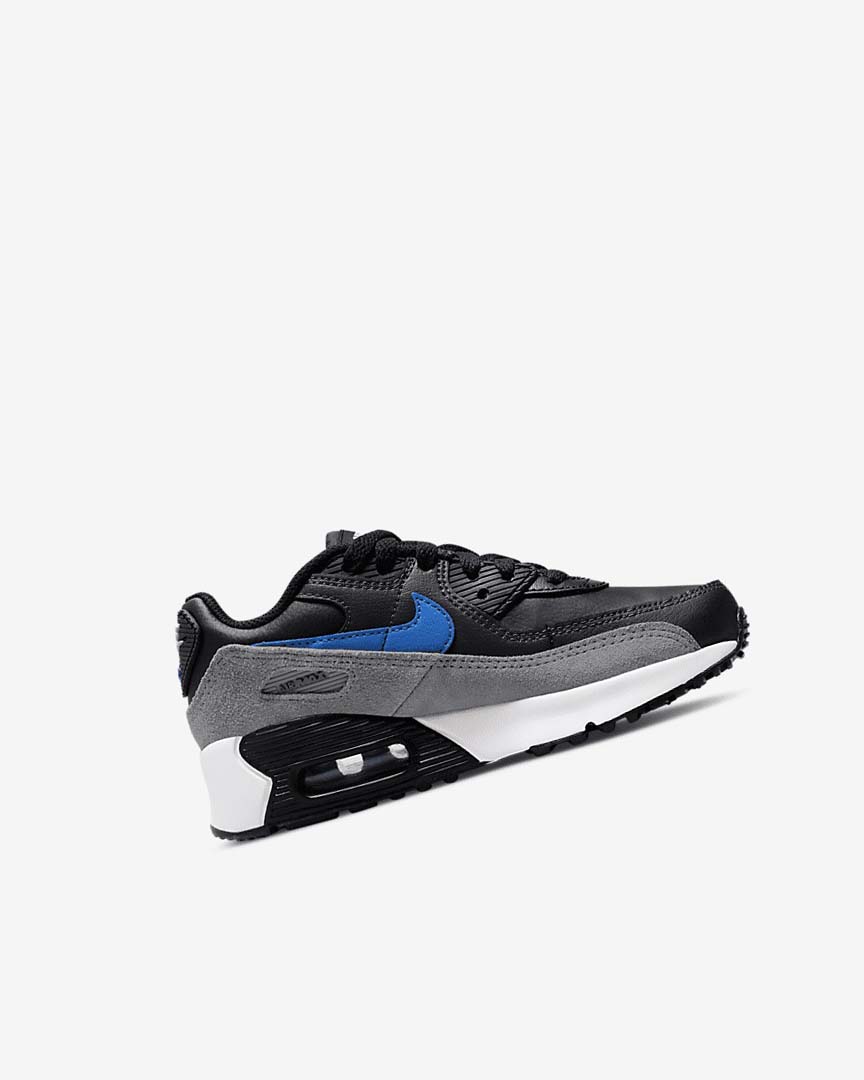 Zapatos Casuales Nike Air Max 90 Niña Negras Gris Gris Oscuro Azules | AR4560