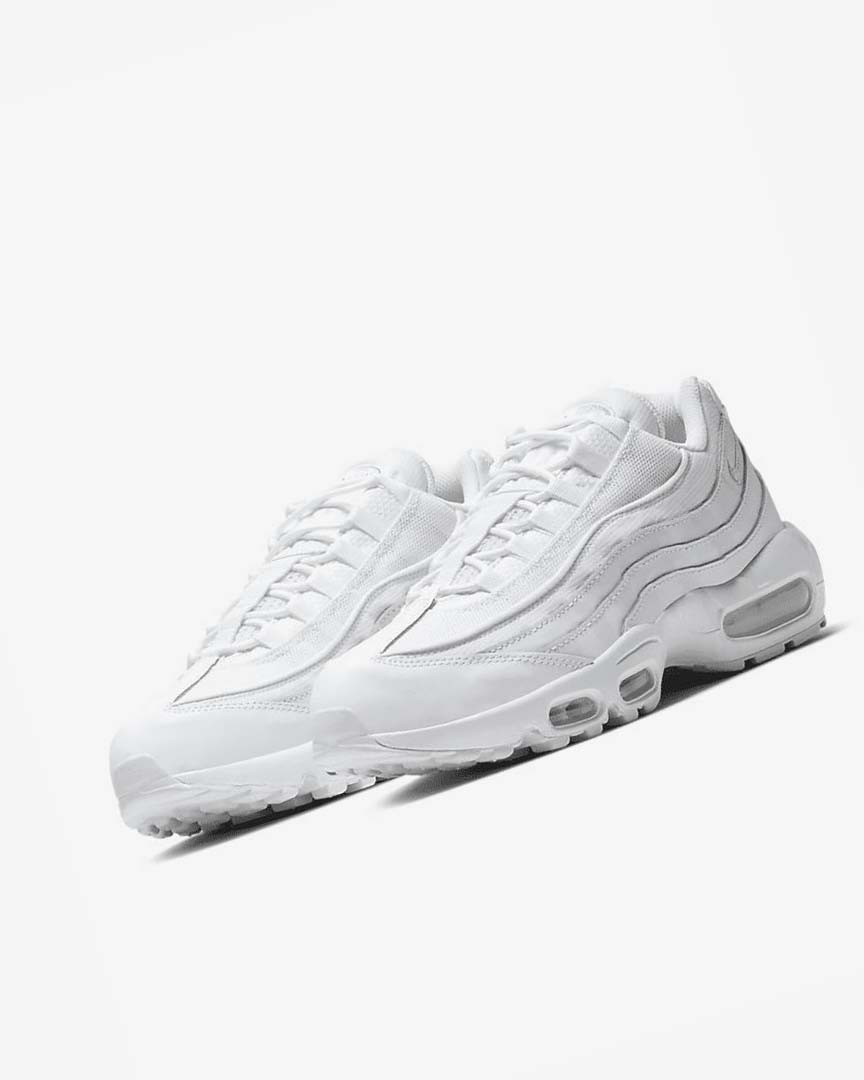 Zapatos Casuales Nike Air Max 95 Essential Hombre Blancas Gris Blancas | AR1103