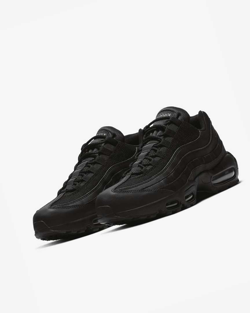 Zapatos Casuales Nike Air Max 95 Essential Hombre Negras Gris Oscuro Negras | AR2585