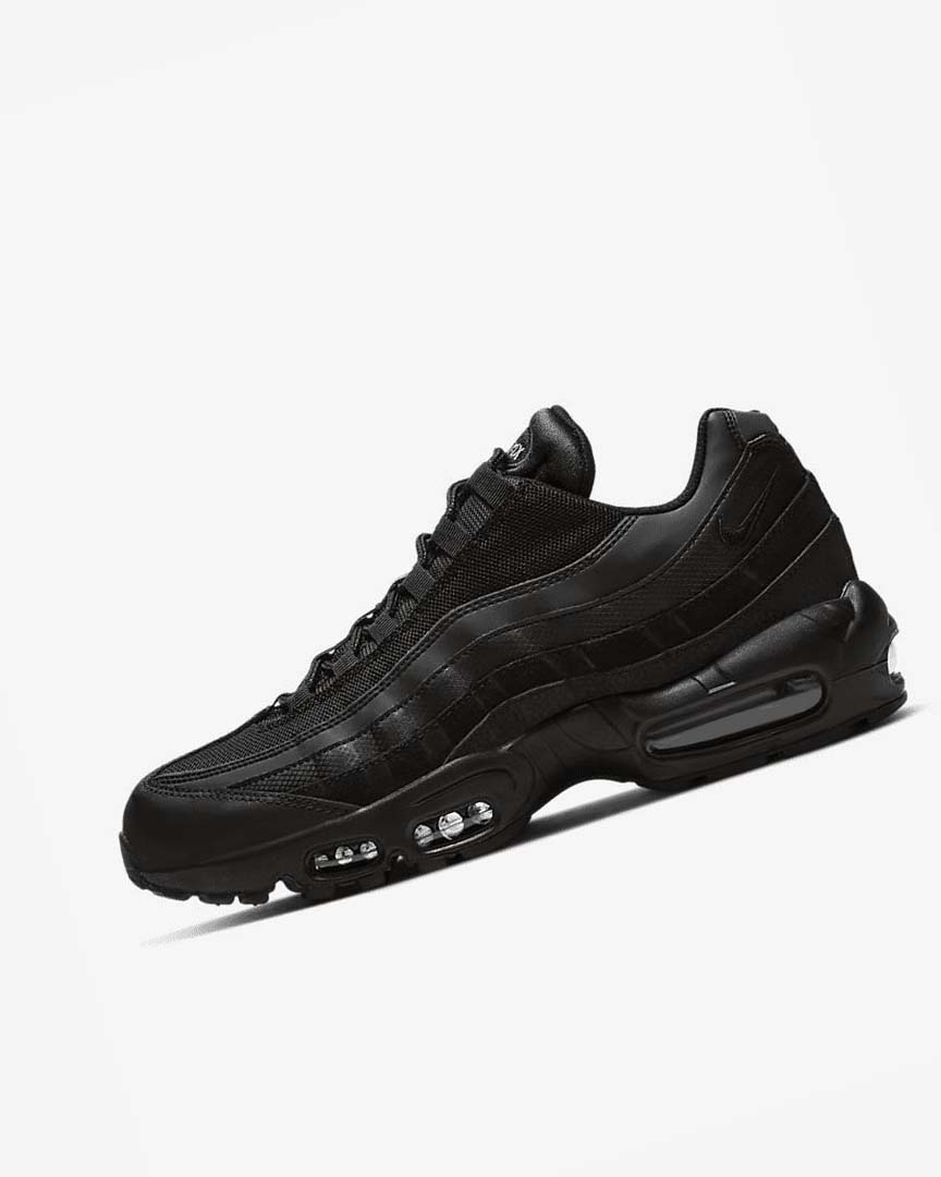 Zapatos Casuales Nike Air Max 95 Essential Hombre Negras Gris Oscuro Negras | AR2585