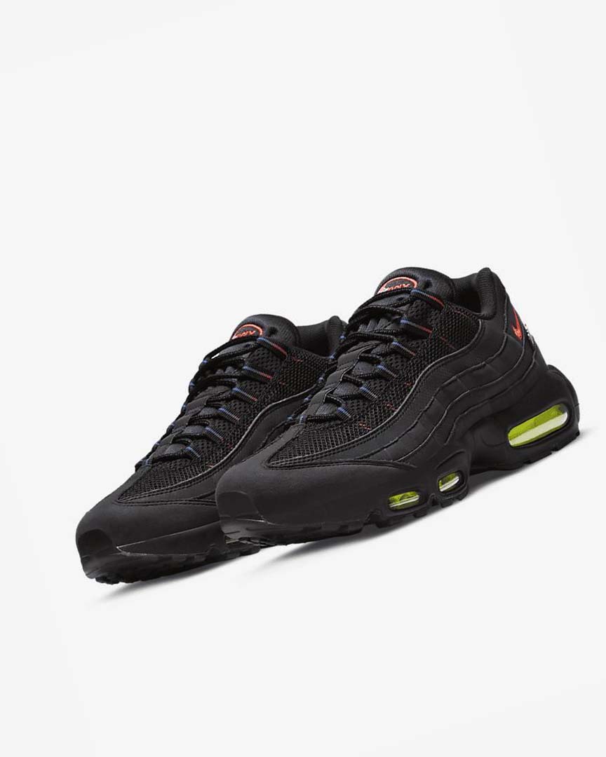 Zapatos Casuales Nike Air Max 95 Hombre Negras Azules Rojas Claro | AR2253