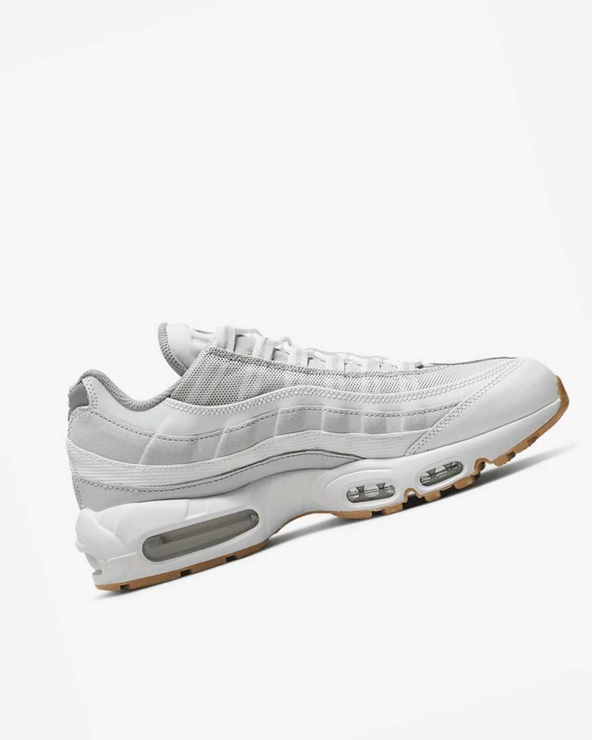 Zapatos Casuales Nike Air Max 95 Hombre Blancas Plateadas Gris Amarillo Oscuro | AR3208