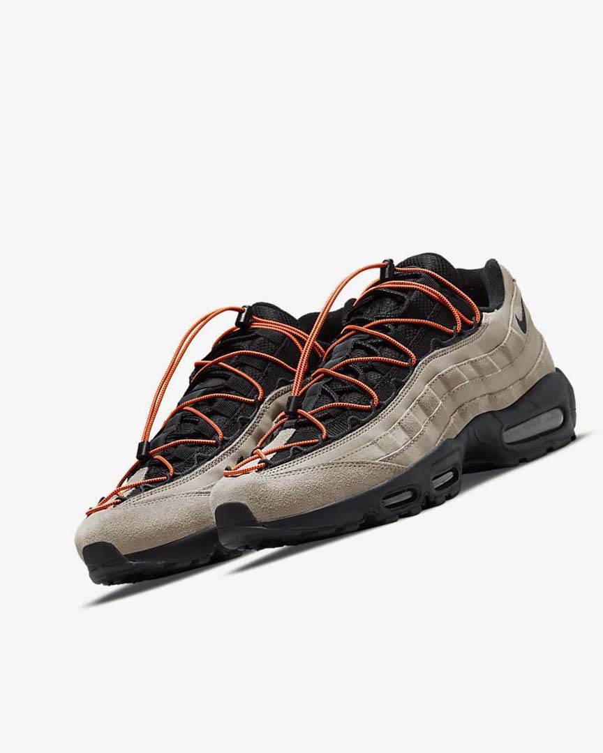 Zapatos Casuales Nike Air Max 95 Hombre Kaki Naranjas Negras | AR4837